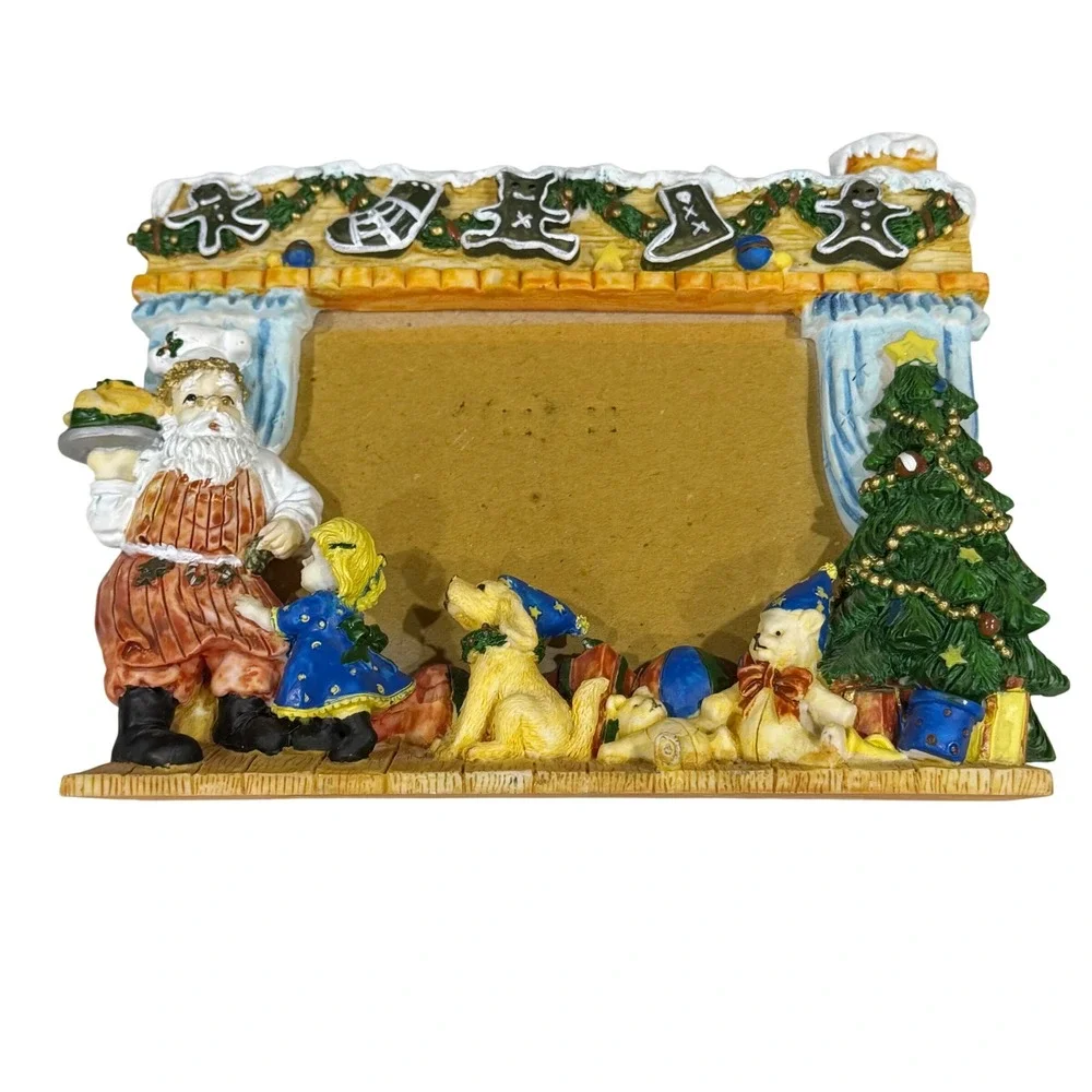 Christmas Santa Claus 3D Resin Picture Frame 3.5x5